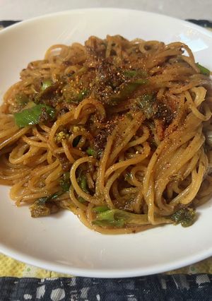 スパゲティ・ふきのとう味噌-レシピのメイン写真