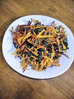 梨湖の簡単!にんじんのかき揚げ-レシピのメイン写真