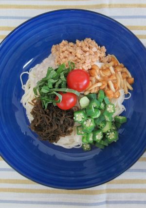 ねばねばぶっかけそうめん-レシピのメイン写真
