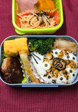アンモナイト弁当☆海の生き物キャラ弁-レシピのメイン写真