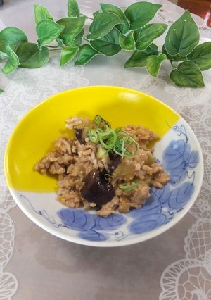 簡単！油控えめ♪茄子入りの肉みそ-レシピのメイン写真