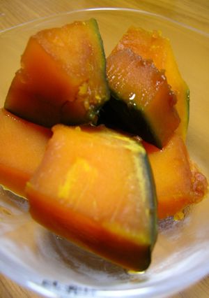 レンジで１０分☆ほっくほくの南瓜の煮物-レシピのメイン写真