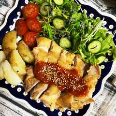 รูปของ 米粉チキンムニエル　米粉活用レシピ