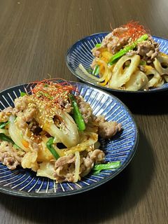 ちくわでかさましプルコギ風牛炒め-レシピのメイン写真