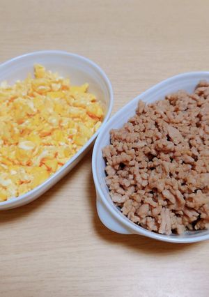 そぼろと卵-レシピのメイン写真