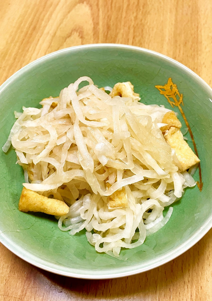 大根と人参と油揚げの炒め煮-レシピのメイン写真