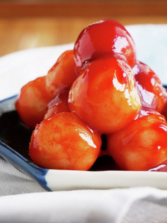米粉でトック。ヤンニョム団子-レシピのメイン写真