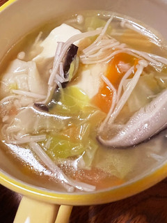 超カンタン☆たっぷり野菜のスープ餃子-レシピのメイン写真