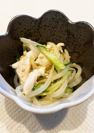 鶏ササミとモヤシのサッパリあえ-レシピのメイン写真