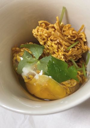 茶碗蒸しチキンラーメン-レシピのメイン写真