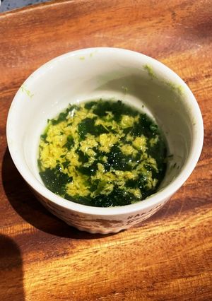 小松菜のかき玉スープ　離乳食冷凍保存-レシピのメイン写真