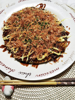 玉葱と米粉でお好み焼きo(^o^)o-レシピのメイン写真