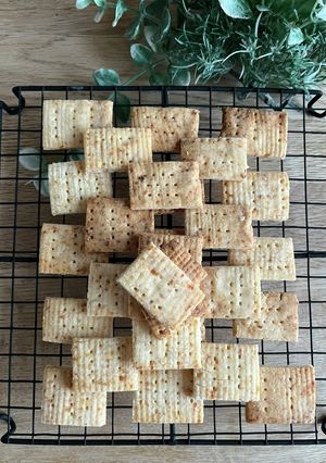 米粉と酒粕のチーズ風クラッカー-レシピのメイン写真