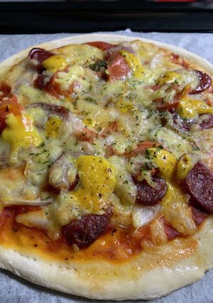 米粉入りピザ-レシピのメイン写真