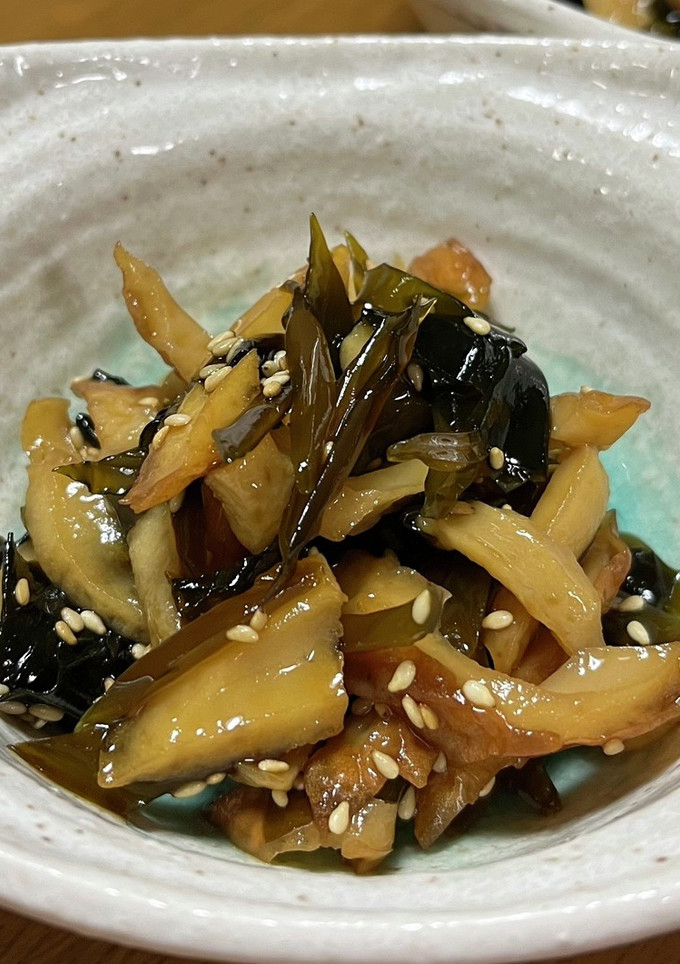 茎わかめとちくわの佃煮-レシピのメイン写真