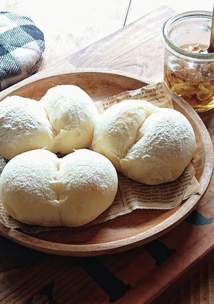 米粉でふんわりもっちり♡ハイジの白パン-レシピのメイン写真
