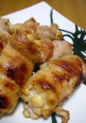 豚バラ肉でえのき茸を…巻いちゃいました♪-レシピのメイン写真