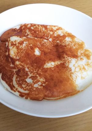 米粉でもちもちパンケーキ-レシピのメイン写真