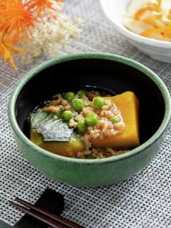 南瓜のそぼろあん【入院食㉒昼/温副菜】-レシピのメイン写真