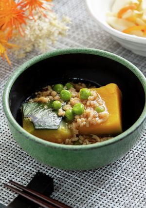 南瓜のそぼろあん【入院食㉒昼/温副菜】-レシピのメイン写真