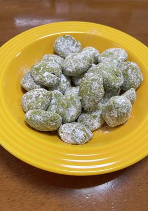 米粉で！ほろほろ食感の抹茶スノーボール-レシピのメイン写真