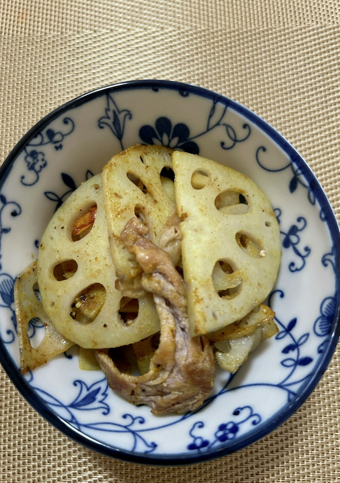 蓮根のカレー炒め-レシピのメイン写真