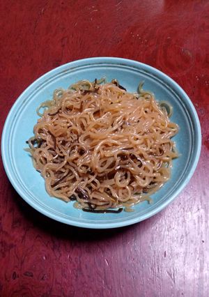 しらたきの塩昆布ペペロン炒め-レシピのメイン写真