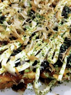 米粉でねぎ焼き-レシピのメイン写真