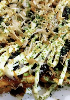 米粉でねぎ焼き-レシピのメイン写真
