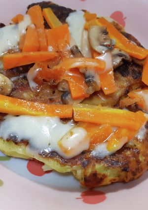 長芋と野菜たっぷりのお好み焼き-レシピのメイン写真
