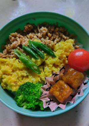 鶏そぼろ inえのき♪-レシピのメイン写真