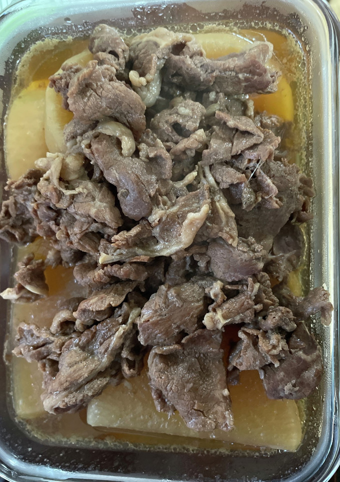 圧力鍋で簡単。牛肉としみしみ大根-レシピのメイン写真