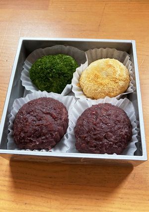 圧力鍋で時短おはぎ（甘さ控えめ）-レシピのメイン写真