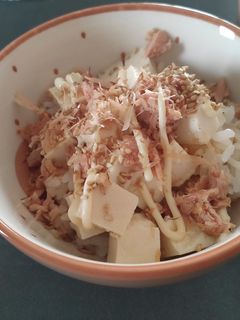 豆腐とご飯で丼!ズボラ飯-レシピのメイン写真