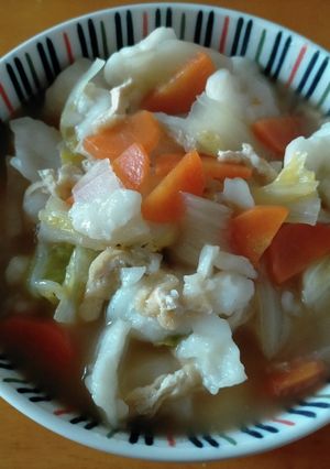 米粉ですいとん-レシピのメイン写真