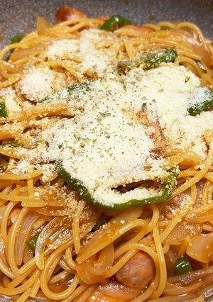 ワンポットパスタ ナポリタン-レシピのメイン写真