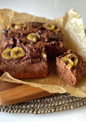 【米粉活用】チョコバナナパウンドケーキ-レシピのメイン写真