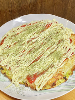米粉と素麺でモダン焼き・ちょっと洋風に-レシピのメイン写真
