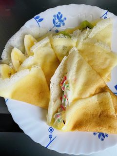 パリッとモチっと米粉クレープ-レシピのメイン写真