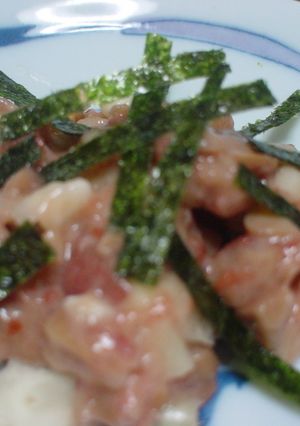 納豆の梅肉とみょうが和え-レシピのメイン写真