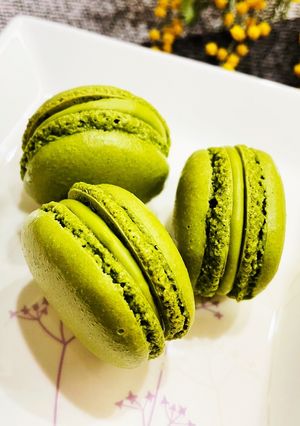 抹茶マカロン-レシピのメイン写真