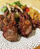やわらか♡骨付きラム肉のオーブン焼き