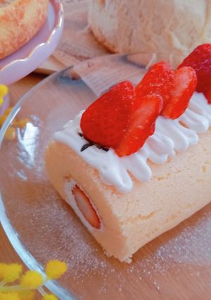 米粉のロールケーキ-レシピのメイン写真