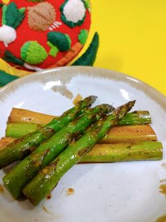 アスパラのバター醤油炒め-レシピのメイン写真