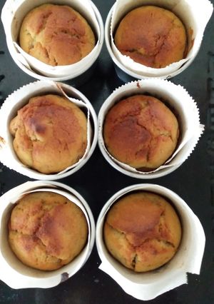 ふわもち米粉のバナナマフィン-レシピのメイン写真