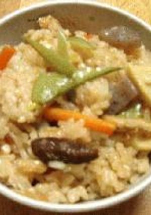 五目炊き込みご飯-レシピのメイン写真