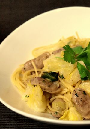 ♕ソーセージとキャベツのパスタ♕-レシピのメイン写真