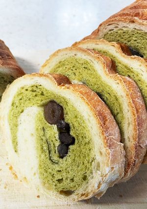 米粉プラスでもちもち抹茶のラウンドパン-レシピのメイン写真
