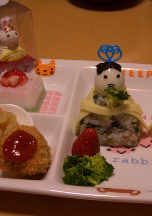 おひなさまおにぎり-レシピのメイン写真