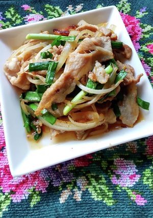 ささっと！おつまみ肉にら炒め♪-レシピのメイン写真